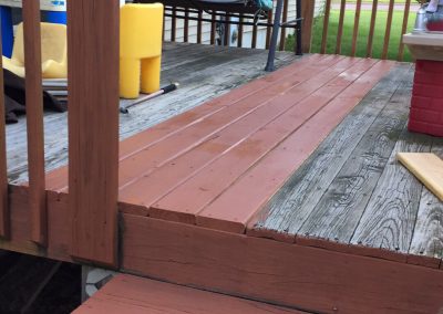 painted deck